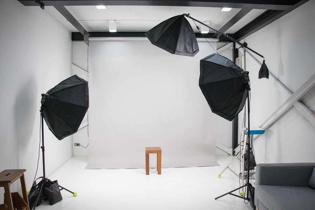 white photography studio